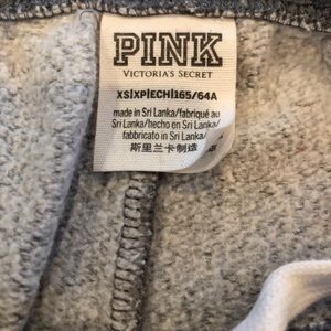 Pink sweatpants